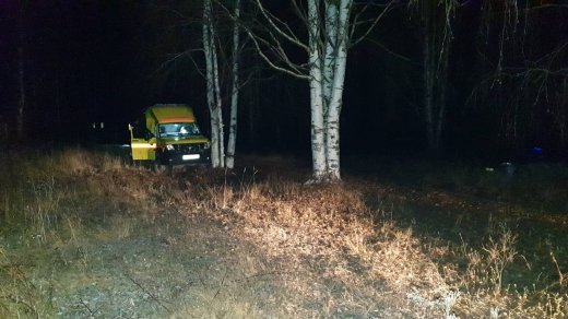 В Шенкурске угонщик разбил похищенный автомобиль скорой помощи